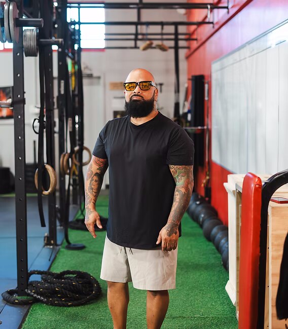 Joey Nava on the MaxFit gym floor